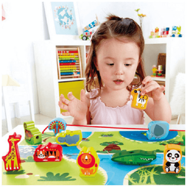 juego safari de madera hape