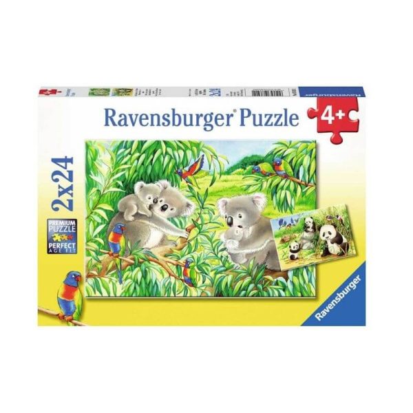 puzzle koalas pandas ravensburger