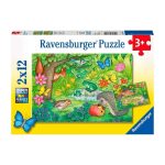 Puzzle Animales 2 x 12 Piezas