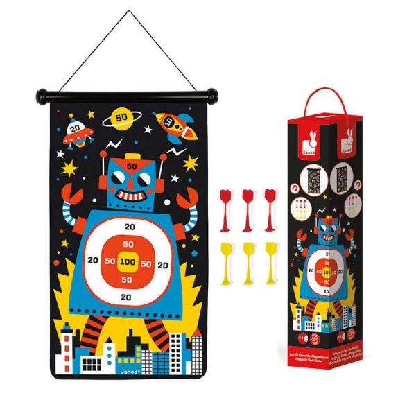 juego dardos magneticos robots janod