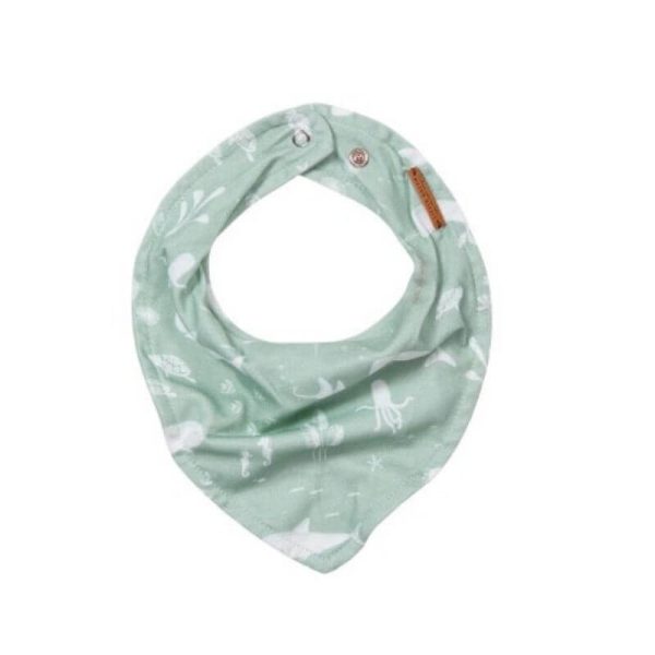 bandana bib ocean mint