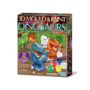 Moldea y pinta dinosaurios 3D