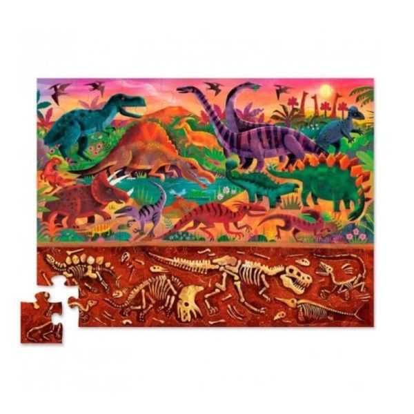 puzzle dinosaurios 48